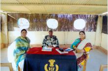 Ms. Hemlata Kheria and Ms Shamina Shafiq, Member, NCW visited BSF Camp at Jaisalmer