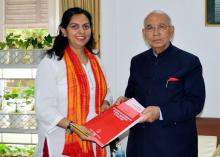 Dr. Charu WaliKhanna, Member, NCW, meets Hon’ble Governor, Karnataka