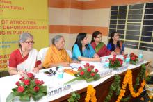 Hon'ble Chairperson organized a two-day National Consultation on 27th and 28th of February, 2014 at Jaipur, Rajasthan on "Prohibition of Atrocities against Women by Dehumanizing and Stigmatizing them in public"